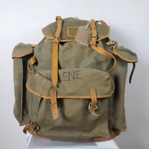 Vintage 1950s French Foreign Legion / Army Backpack Rucksack